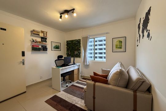 Sala de apartamento à venda com 1 quarto, 40m² em Campos Elíseos, São Paulo
