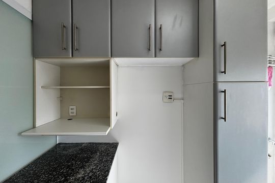 Cozinha de apartamento à venda com 2 quartos, 60m² em Pinheiros, São Paulo