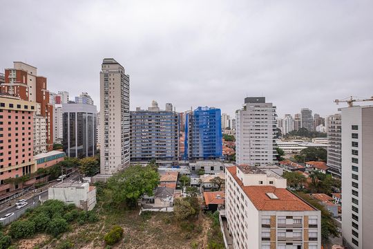 Vista da Varanda de apartamento para alugar com 1 quarto, 37m² em Jardim Paulista, São Paulo