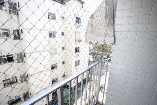 Varanda da Sala de apartamento para alugar com 2 quartos, 64m² em Anil, Rio de Janeiro