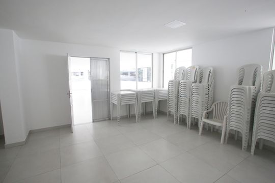 Área comum - Salão de festas de apartamento para alugar com 2 quartos, 64m² em Anil, Rio de Janeiro