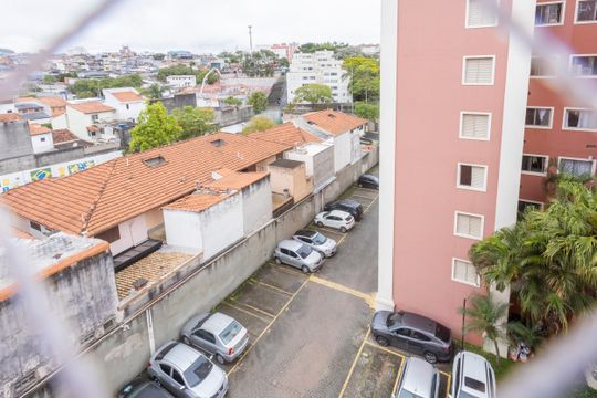 Vista da Suíte de apartamento para alugar com 3 quartos, 74m² em Jardim Ubirajara, São Paulo