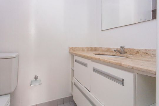 Banheiro da Suíte de apartamento para alugar com 3 quartos, 74m² em Jardim Ubirajara, São Paulo