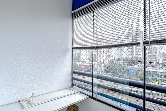 Varanda da Sala de apartamento para alugar com 1 quarto, 41m² em Tatuapé, São Paulo