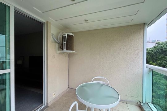Varanda da Sala de apartamento para alugar com 1 quarto, 50m² em Lagoa, Rio de Janeiro