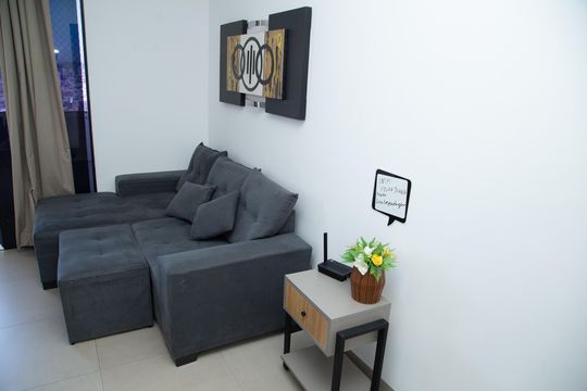 Sala de apartamento para alugar com 3 quartos, 85m² em Setor dos Funcionários, Goiânia