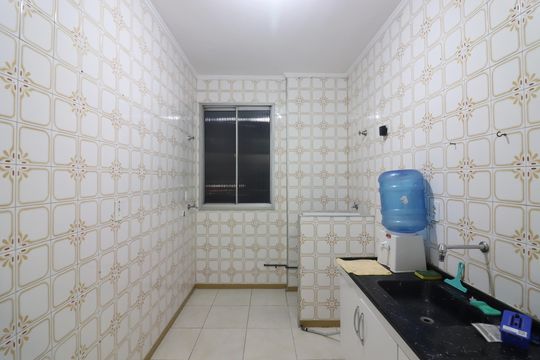 Cozinha e Área de Serviço de apartamento para alugar com 2 quartos, 50m² em Assunção, São Bernardo do Campo