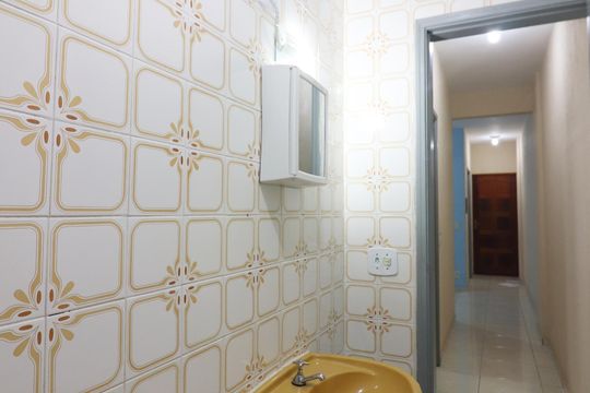 Banheiro Social de apartamento para alugar com 2 quartos, 50m² em Assunção, São Bernardo do Campo