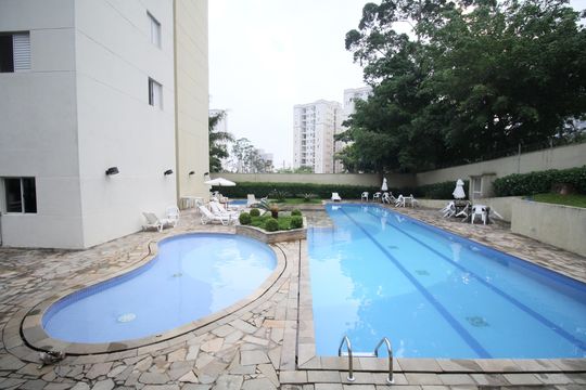 Área comum - Piscina de apartamento para alugar com 2 quartos, 49m² em Parque Reboucas, São Paulo