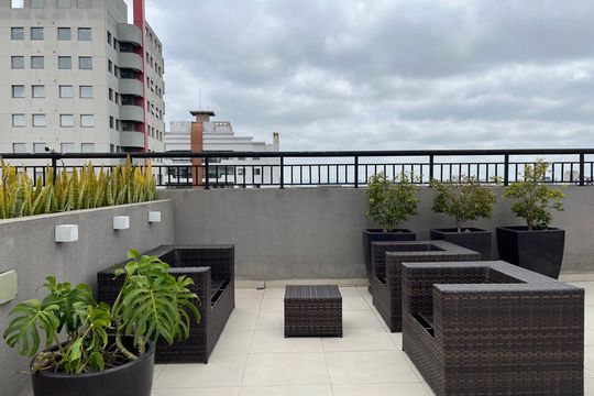 Área comum de apartamento para alugar com 1 quarto, 31m² em Mirandópolis, São Paulo