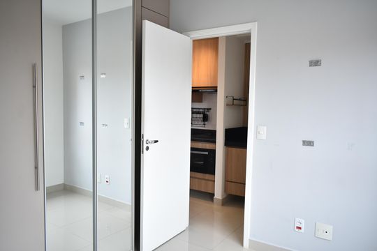 Quarto de apartamento para alugar com 1 quarto, 31m² em Mirandópolis, São Paulo
