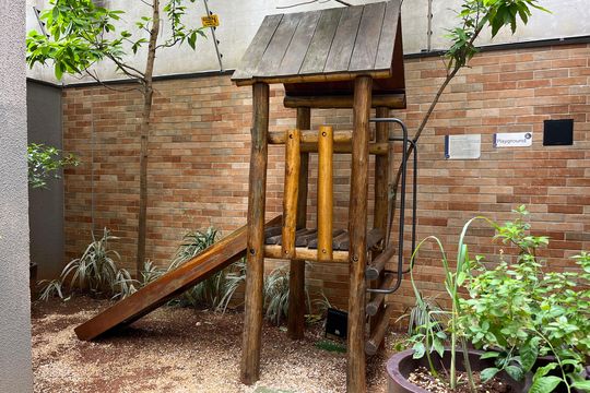 Área comum - Playground de apartamento para alugar com 1 quarto, 31m² em Mirandópolis, São Paulo