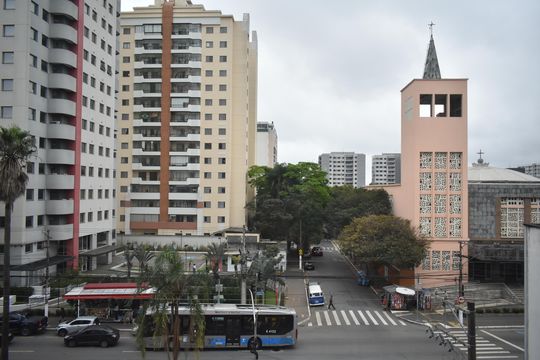 Vista do Quarto de apartamento para alugar com 1 quarto, 31m² em Mirandópolis, São Paulo