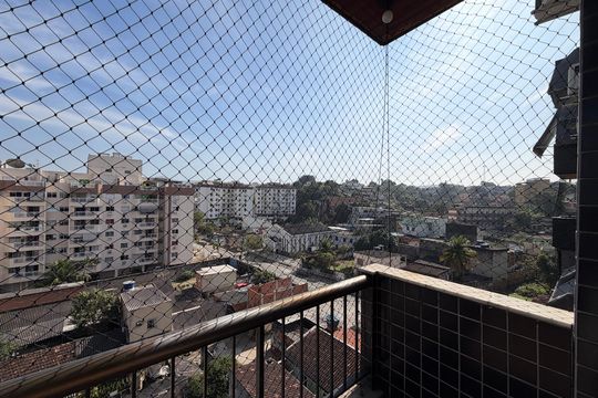 Varanda da Sala de apartamento para alugar com 2 quartos, 78m² em Taquara, Rio de Janeiro