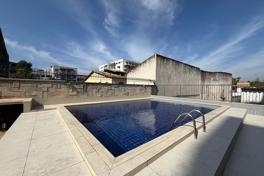 Área comum - Piscina de apartamento para alugar com 2 quartos, 78m² em Taquara, Rio de Janeiro