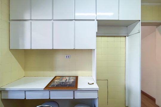 Cozinha de apartamento para alugar com 2 quartos, 97m² em Pinheiros, São Paulo