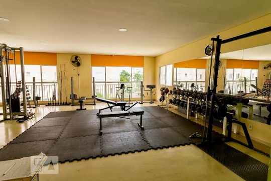 Área comum - Academia de apartamento para alugar com 2 quartos, 45m² em Ponte Grande, Guarulhos