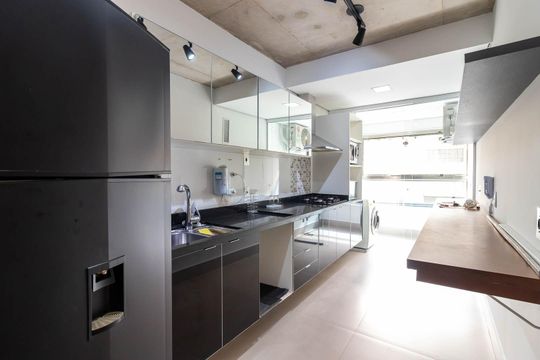 Cozinha de apartamento à venda com 2 quartos, 70m² em Carandiru, São Paulo