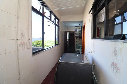 Área de Serviço de apartamento à venda com 4 quartos, 350m² em Cacuia, Rio de Janeiro