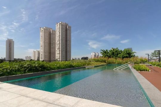 Área comum - Piscina de kitnet/studio para alugar com 1 quarto, 58m² em Vila Cruzeiro, São Paulo