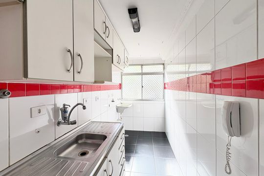 Cozinha de apartamento à venda com 2 quartos, 50m² em Vila Portugal, São Paulo