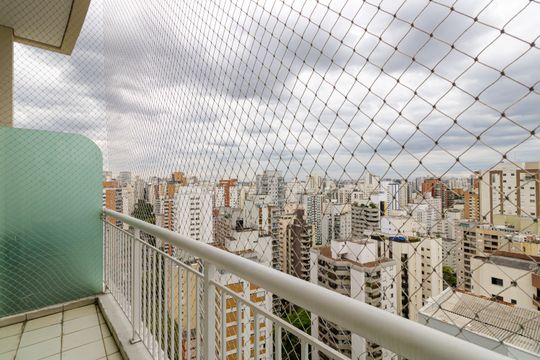 Varanda de apartamento para alugar com 1 quarto, 52m² em Vila Nova Conceição, São Paulo