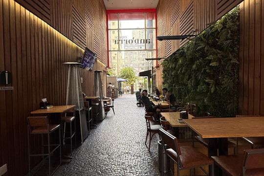 Área comum de apartamento para alugar com 1 quarto, 32m² em Santa Cecília, São Paulo