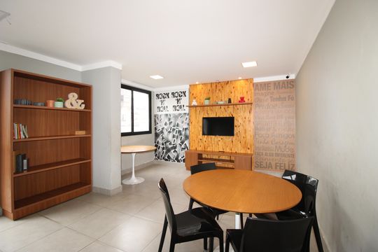 Área comum de apartamento para alugar com 2 quartos, 49m² em Vila Brasil, São Paulo