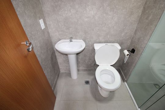 Banheiro de apartamento para alugar com 2 quartos, 49m² em Vila Brasil, São Paulo