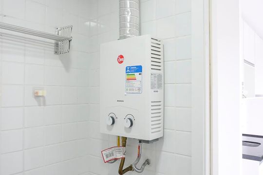 Área de serviço de apartamento para alugar com 2 quartos, 36m² em Santa Maria, Santo André