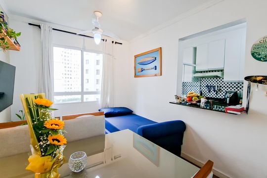 Sala de apartamento à venda com 2 quartos, 48m² em Gopouva, Guarulhos