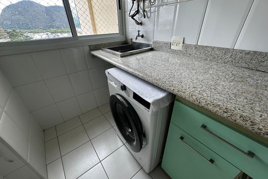 Área de Serviço de apartamento para alugar com 2 quartos, 70m² em Recreio dos Bandeirantes, Rio de Janeiro