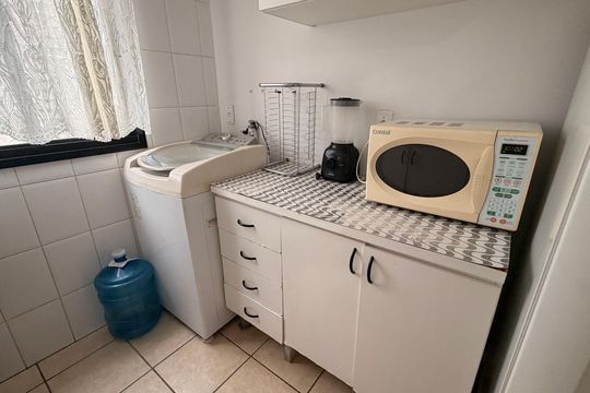 Cozinha de apartamento para alugar com 2 quartos, 63m² em Setor Bela Vista, Goiânia