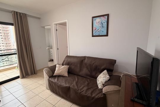 Sala de apartamento para alugar com 2 quartos, 63m² em Setor Bela Vista, Goiânia