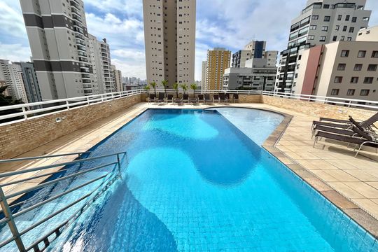 Área comum - Piscina de apartamento à venda com 1 quarto, 43m² em Vila da Saúde, São Paulo