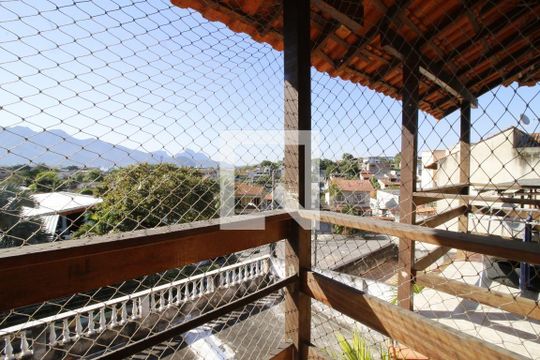 Varanda do Studio de kitnet/studio para alugar com 1 quarto, 27m² em Curicica, Rio de Janeiro