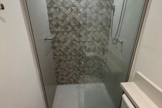 Banheiro Suíte de apartamento à venda com 2 quartos, 74m² em Anchieta, São Bernardo do Campo
