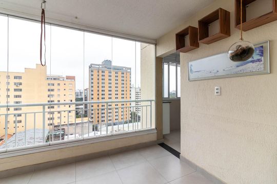 Varanda da Sala de apartamento para alugar com 2 quartos, 69m² em Casa Verde, São Paulo