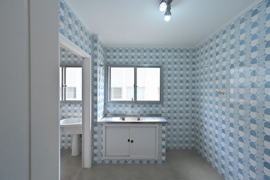 Cozinha de apartamento à venda com 2 quartos, 79m² em Planalto Paulista, São Paulo