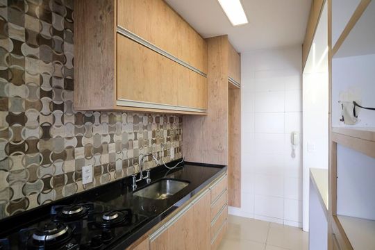 Cozinha de apartamento à venda com 2 quartos, 68m² em Cerâmica, São Caetano do Sul