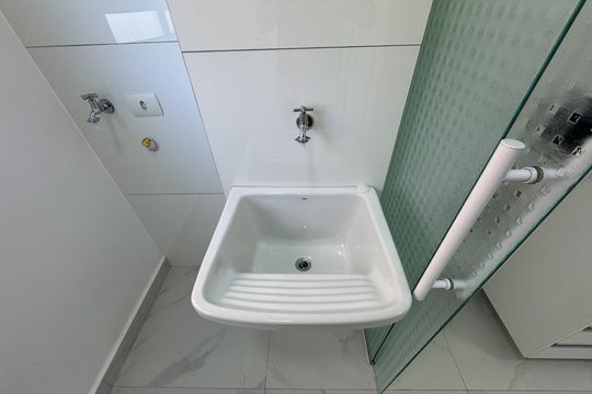 Área de Serviço de apartamento à venda com 2 quartos, 56m² em Jardim Olavo Bilac, São Bernardo do Campo