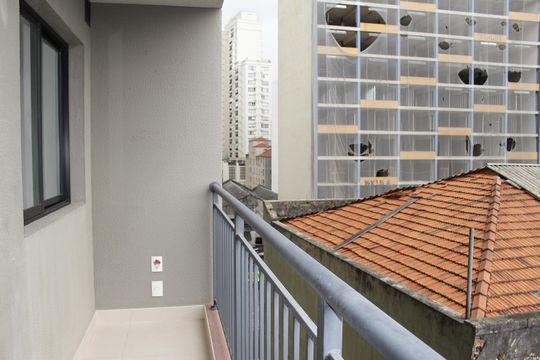Varanda Studio de kitnet/studio à venda com 1 quarto, 26m² em Centro, São Paulo