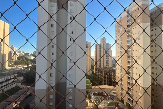 Vista da Sala de apartamento para alugar com 2 quartos, 70m² em Chácara Primavera, Campinas