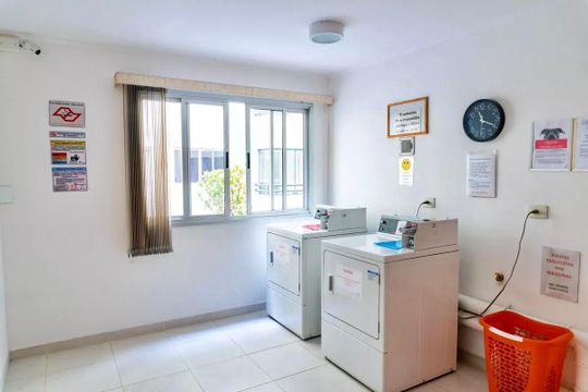 Área comum de kitnet/studio à venda com 1 quarto, 34m² em Jabaquara, São Paulo