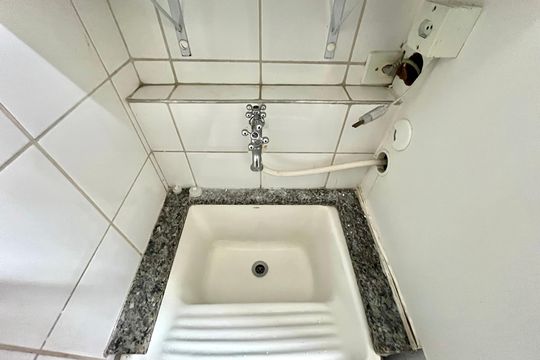 Área de Serviço de kitnet/studio à venda com 1 quarto, 34m² em Jabaquara, São Paulo