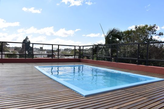 Área comum - Piscina de kitnet/studio para alugar com 1 quarto, 38m² em Centro Cívico, Curitiba
