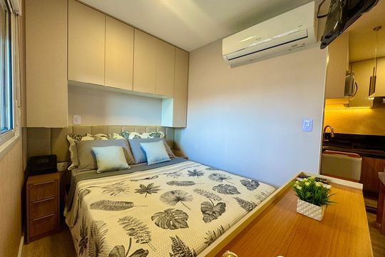 Quarto de kitnet/studio para alugar com 1 quarto, 31m² em Centro, Guarulhos