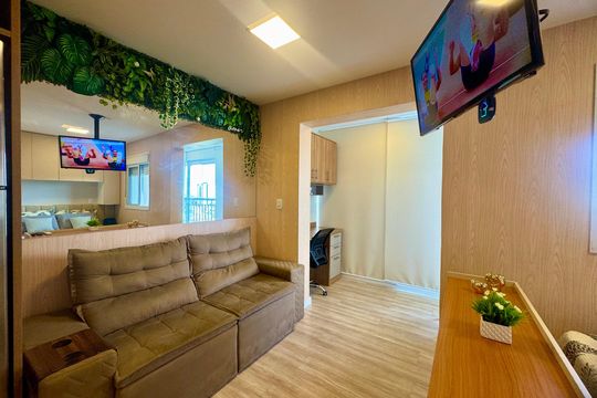 Sala de kitnet/studio para alugar com 1 quarto, 31m² em Centro, Guarulhos