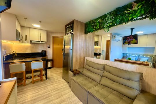 Sala de kitnet/studio para alugar com 1 quarto, 31m² em Centro, Guarulhos