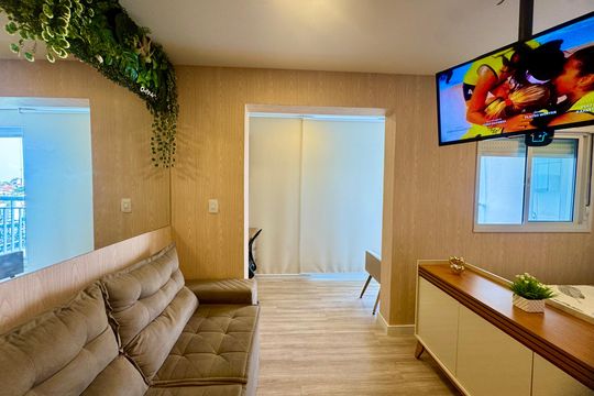 Sala de kitnet/studio para alugar com 1 quarto, 31m² em Centro, Guarulhos
